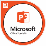PowerPoint Microsoft Office Specialist badge